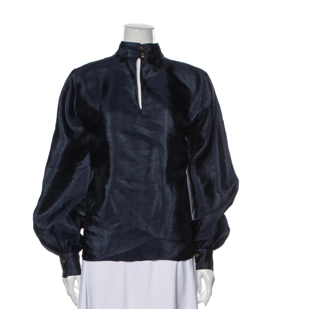 STINE GOYA V-Neck Long Sleeve Blouse